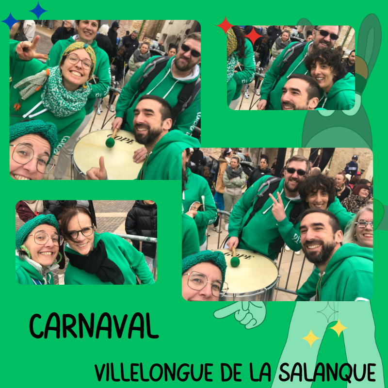 Retour sur l'animation de Catala Que Ta au Carnaval de Villelongue de la Salanque. Cavalcada au son du Samba !