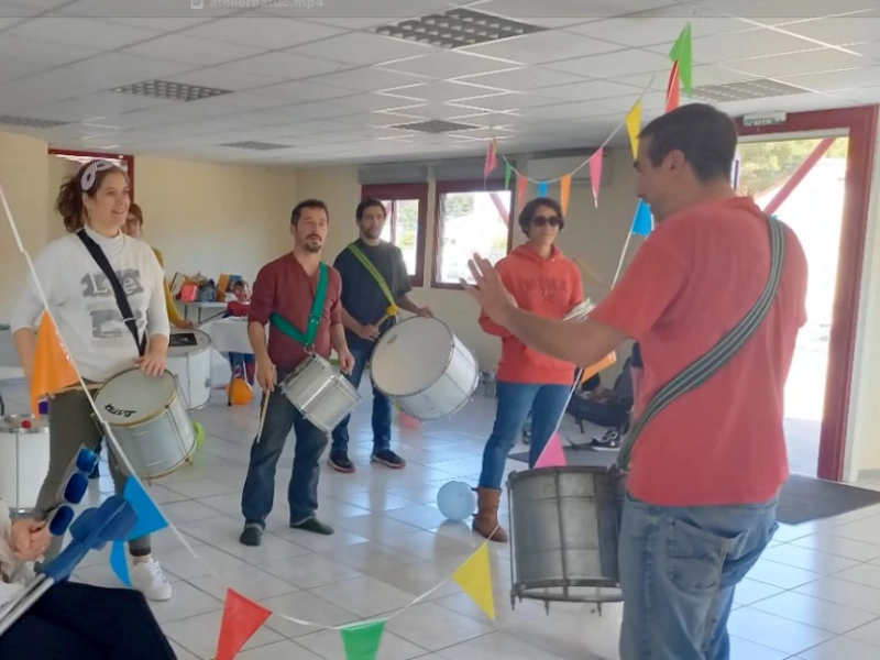 initiation avec la capoeira Vibraçao de Salleilles 